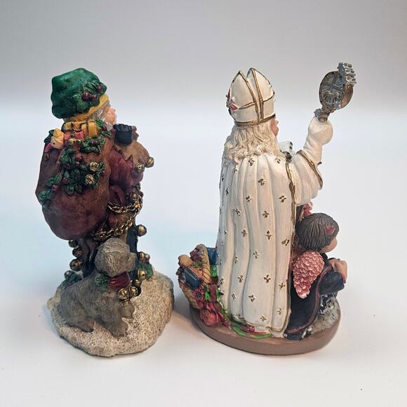 Lot 2 International Santa Collection Figurines Sveti Miklavz/Knecht ReprechtREAD - Picture 11 of 14